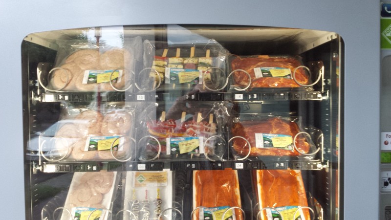 Bratwurst aus dem Automat